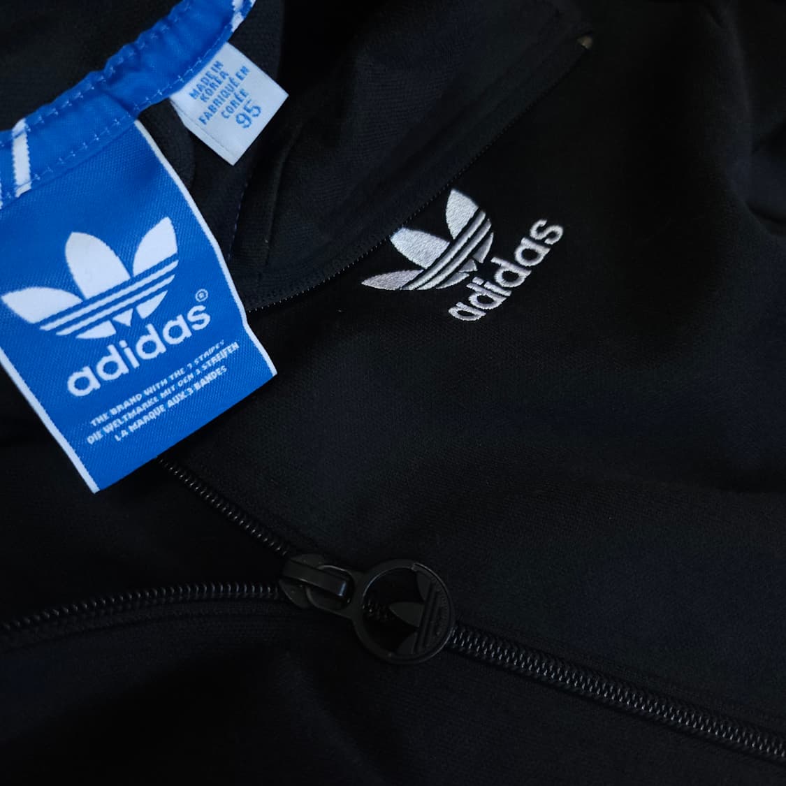 아디다스 파이어버드 블랙져지 90-95 트랙탑저지 상품이미지6