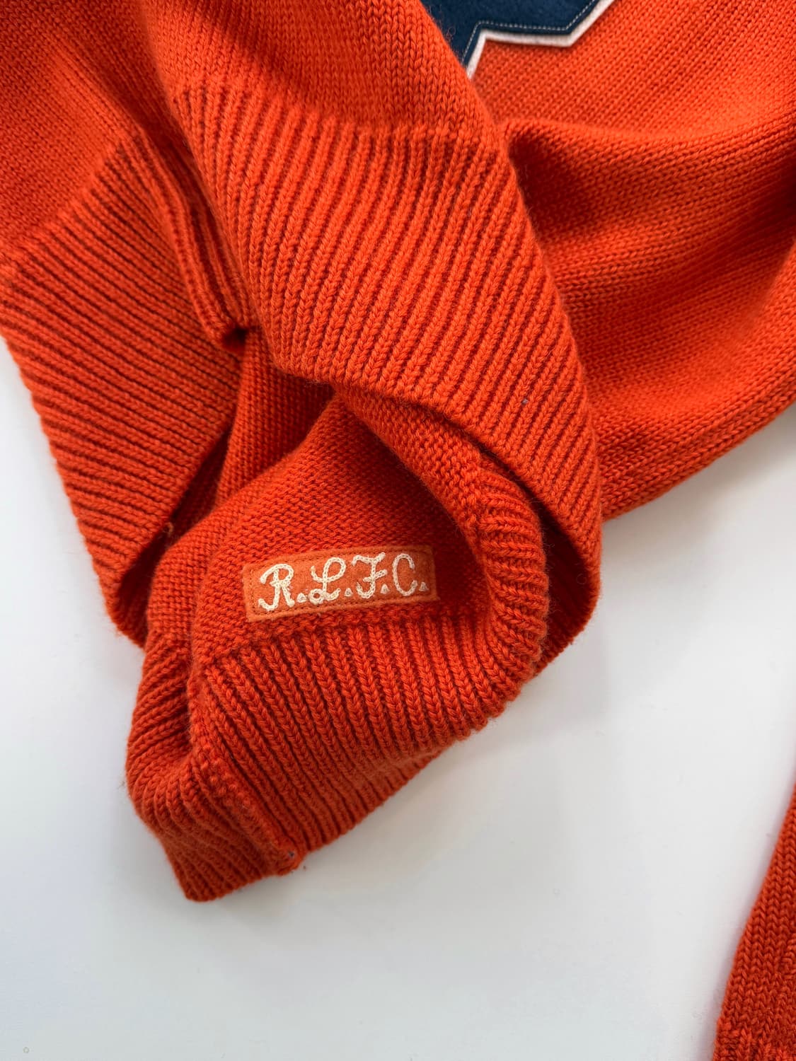 폴로 랄프로렌 럭비 00‘s 레터맨 해비울 컬리지 니트 상품이미지6