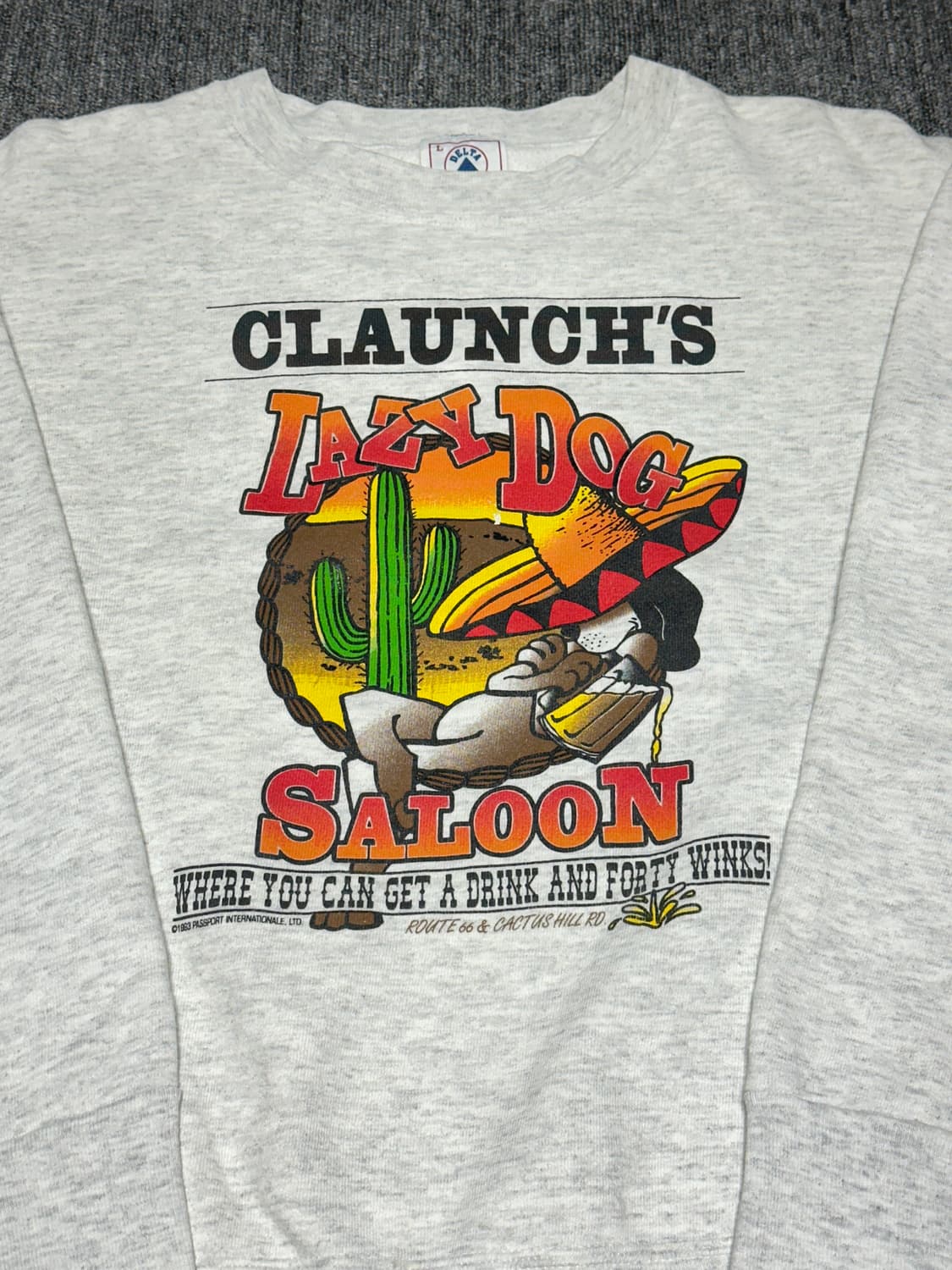 90s made in U.S.A DELTA 빈티지 스웻셔츠 L 상품이미지2