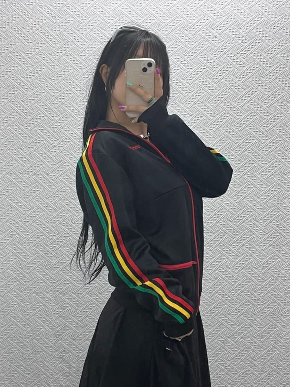 아디다스 흑탭 스펠아웃 레게 트랙탑 져지 집업 S C06960 상품이미지2