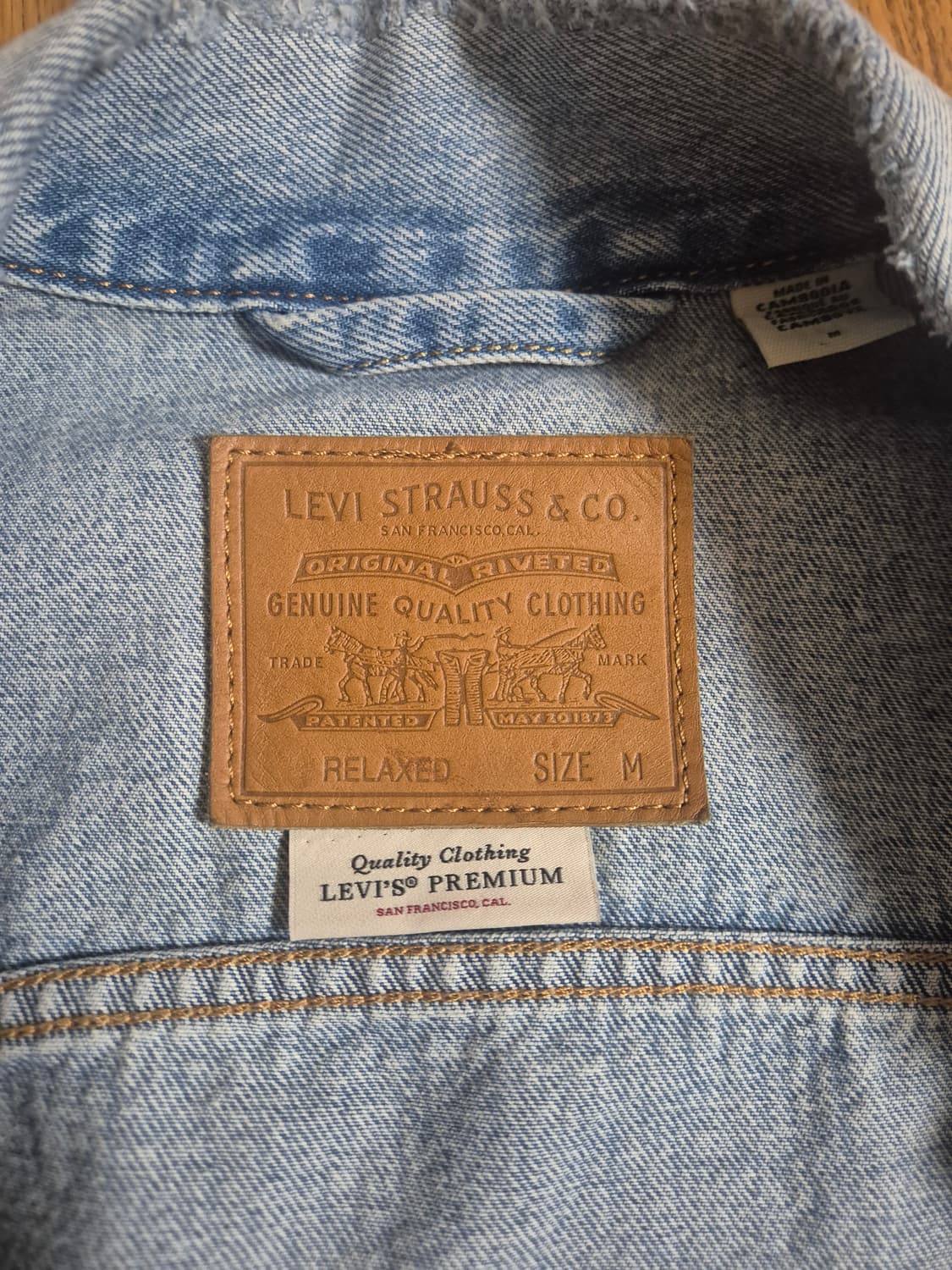 리바이스 타입 1 데님자켓 상품이미지3