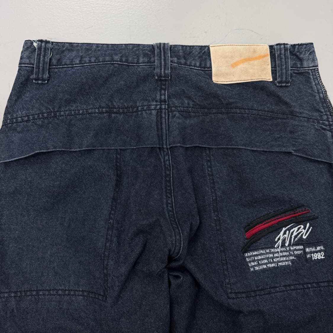 FUBU 후부 힙합 더블니 올드스쿨 새깅 데님팬츠 상품이미지7