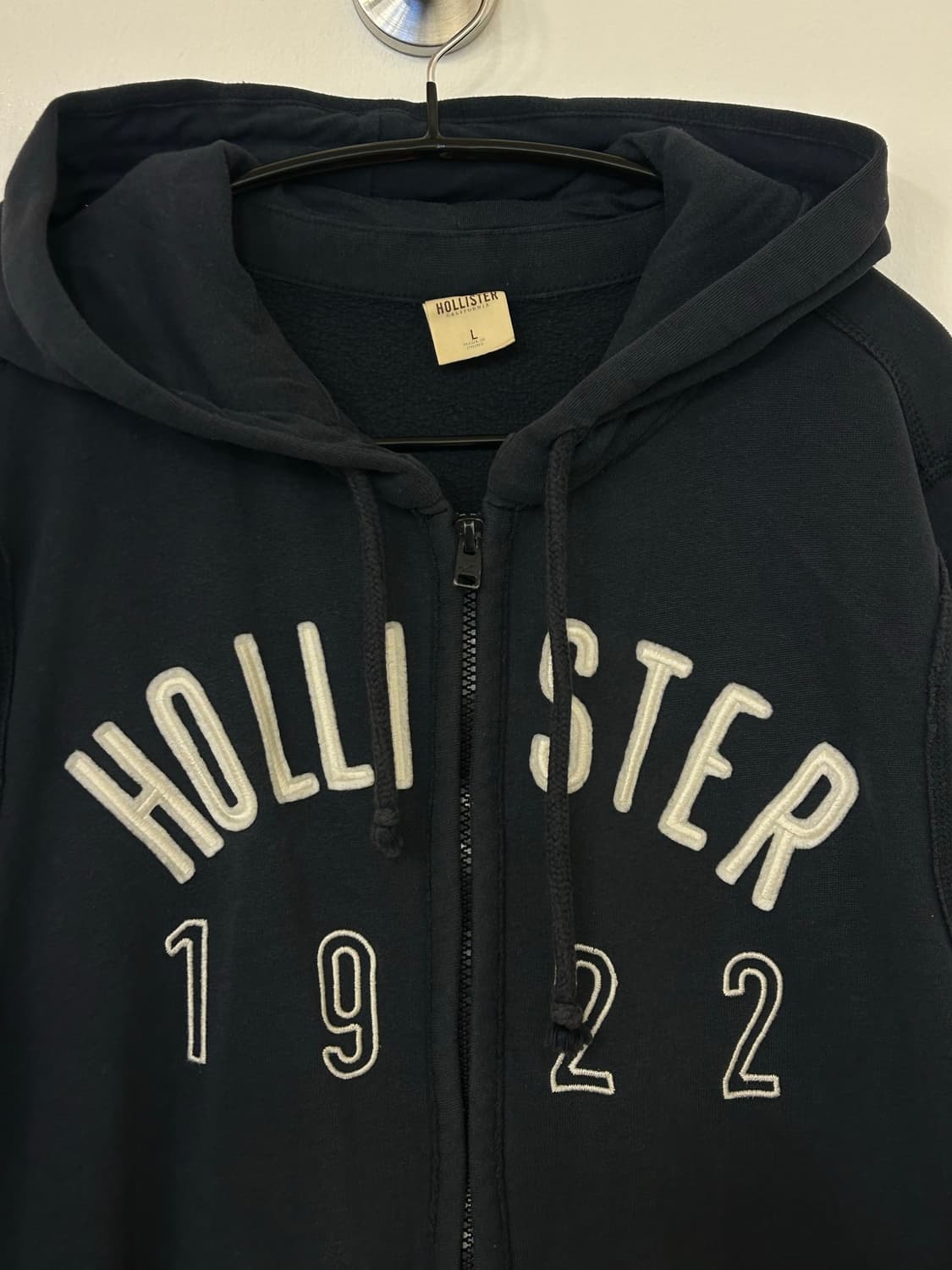 홀리스터 후드집업 네이비 L 상품이미지3