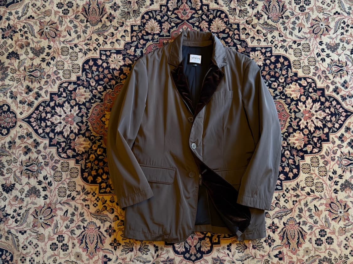 아르마니 벨루어 자켓 남성95 상품이미지1