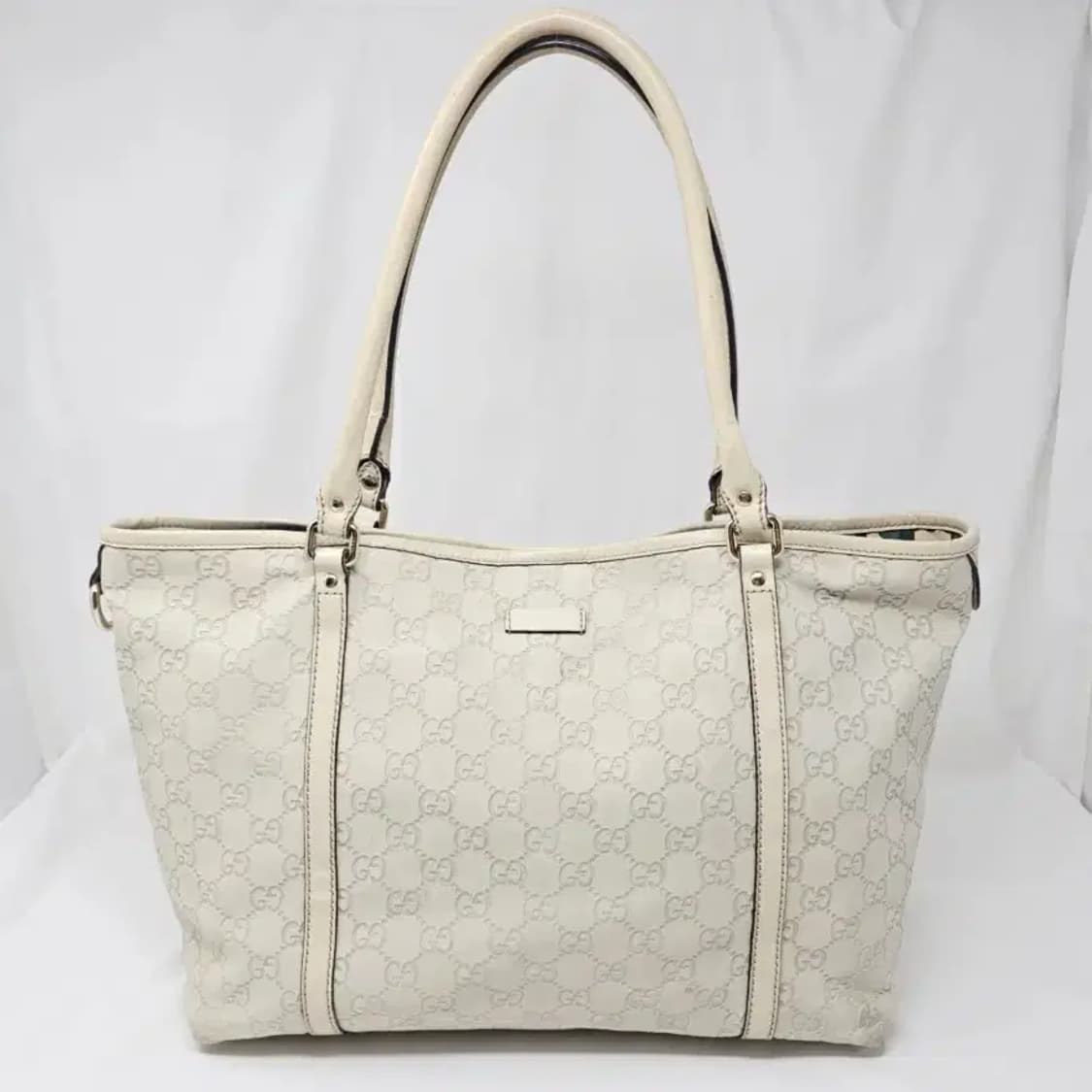 구찌 GG 패턴 아이보리 토트백 상품이미지1