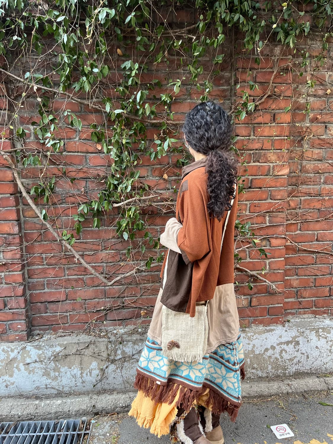 빈티지 테슬 포인트 크로스백 상품이미지5