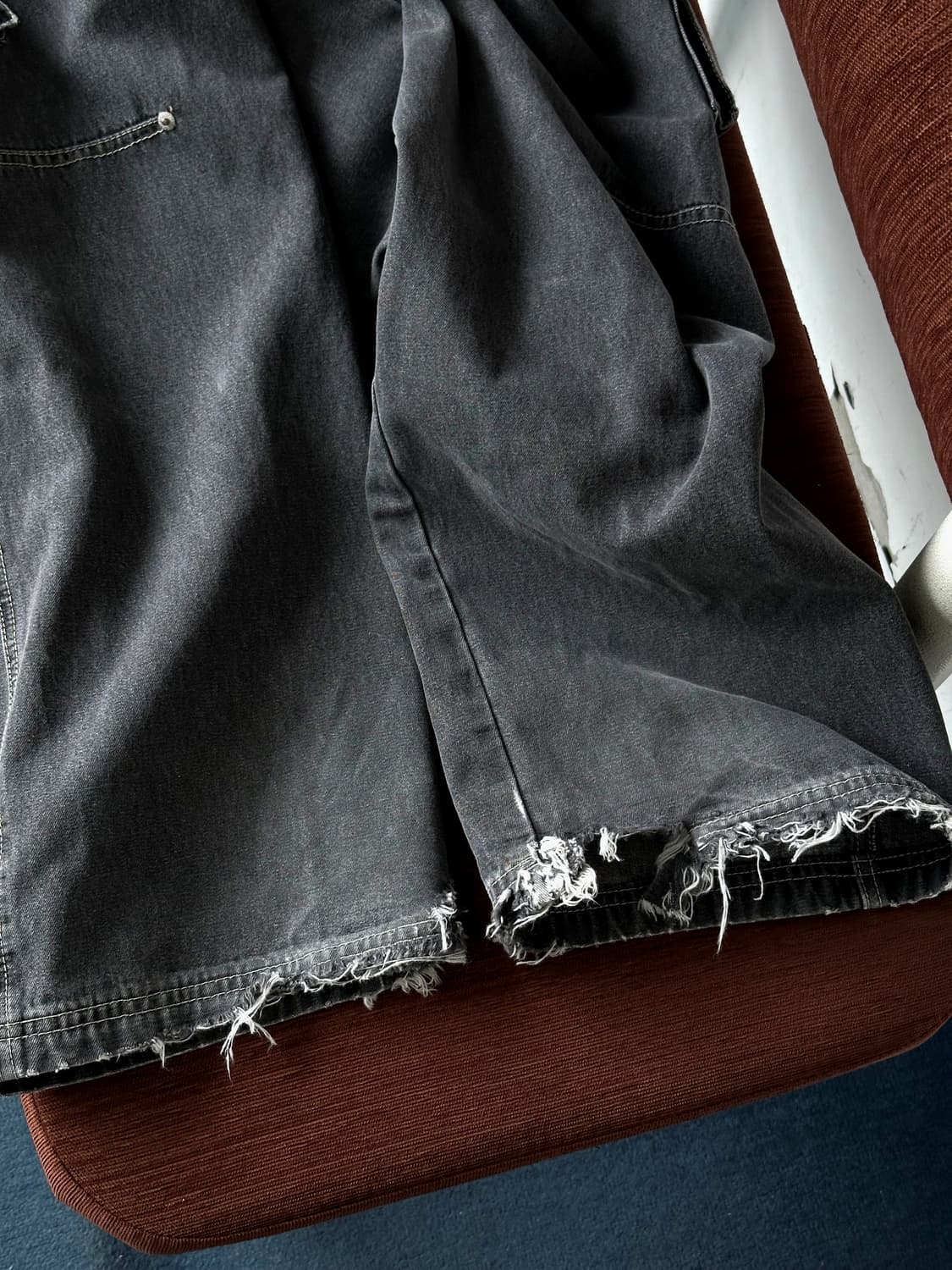 Denim cargo design utility wide pants 상품이미지4