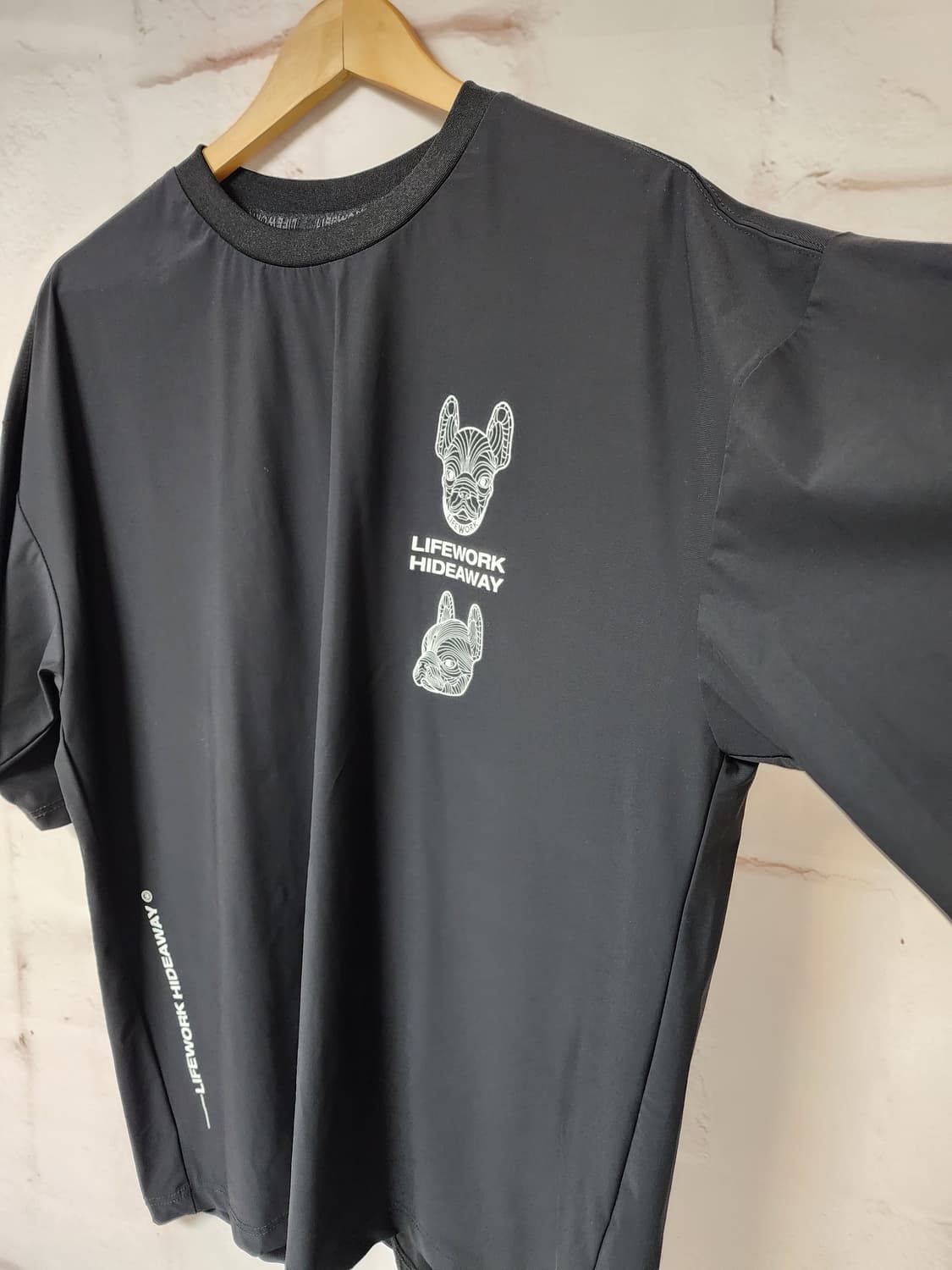 라이프워크 블랙 반팔 티셔츠 상품이미지3