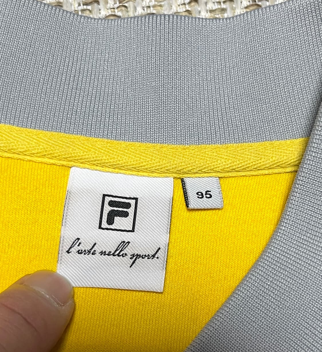 레어 공용 휠라 이탈리아 져지 트랙탑 95 상품이미지8