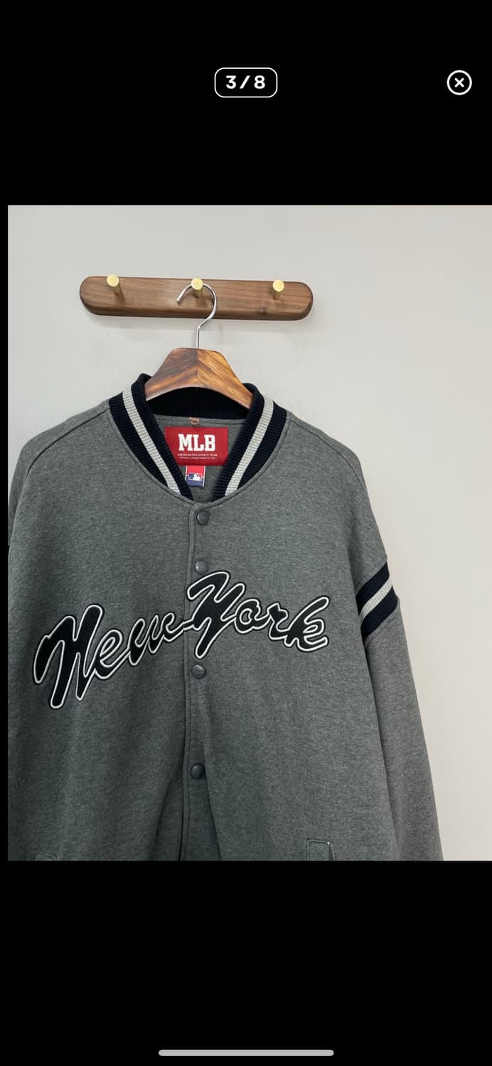 MLB 뉴욕 로고 바시티 재킷 A2296 상품이미지3