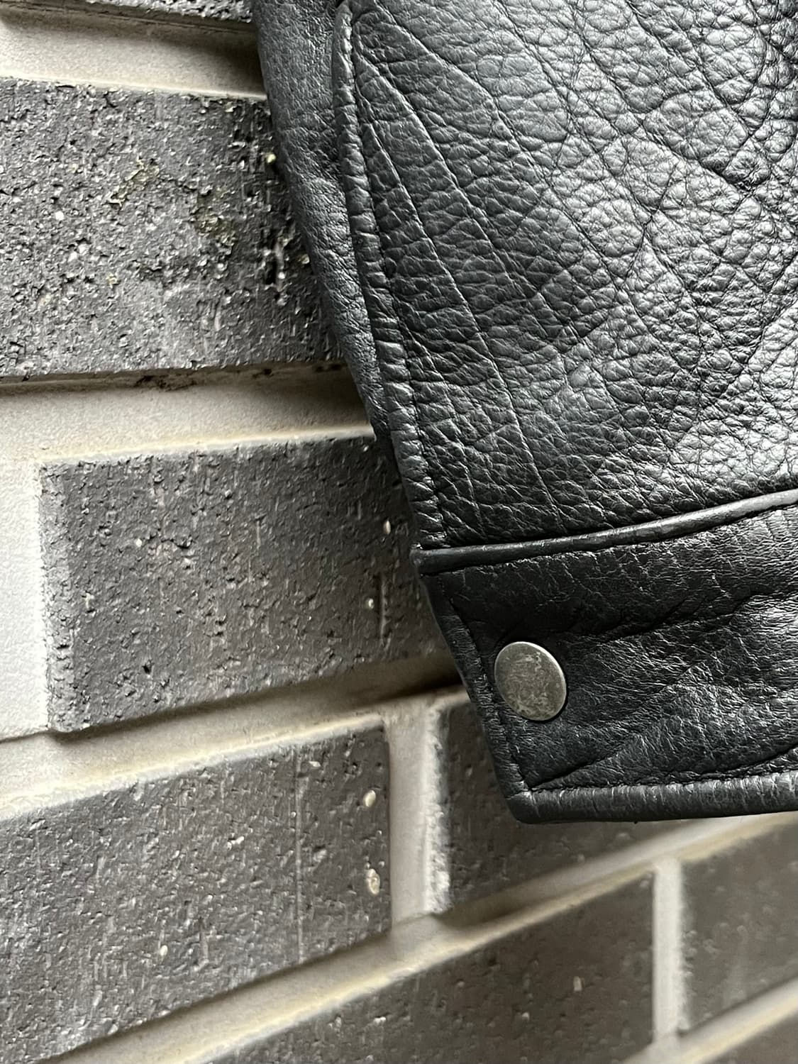 cow leather 소가죽 자켓 블랙 상품이미지7