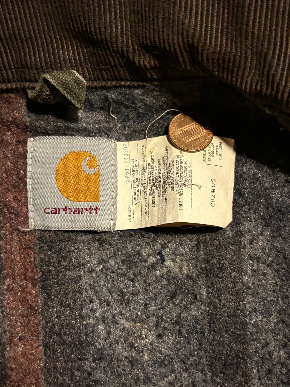 칼하트 초어 C02 MOS M/R USA🇺🇸 상품이미지7