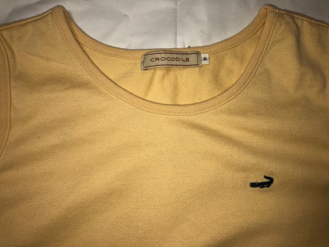 Crocodile yellow top 상품이미지3