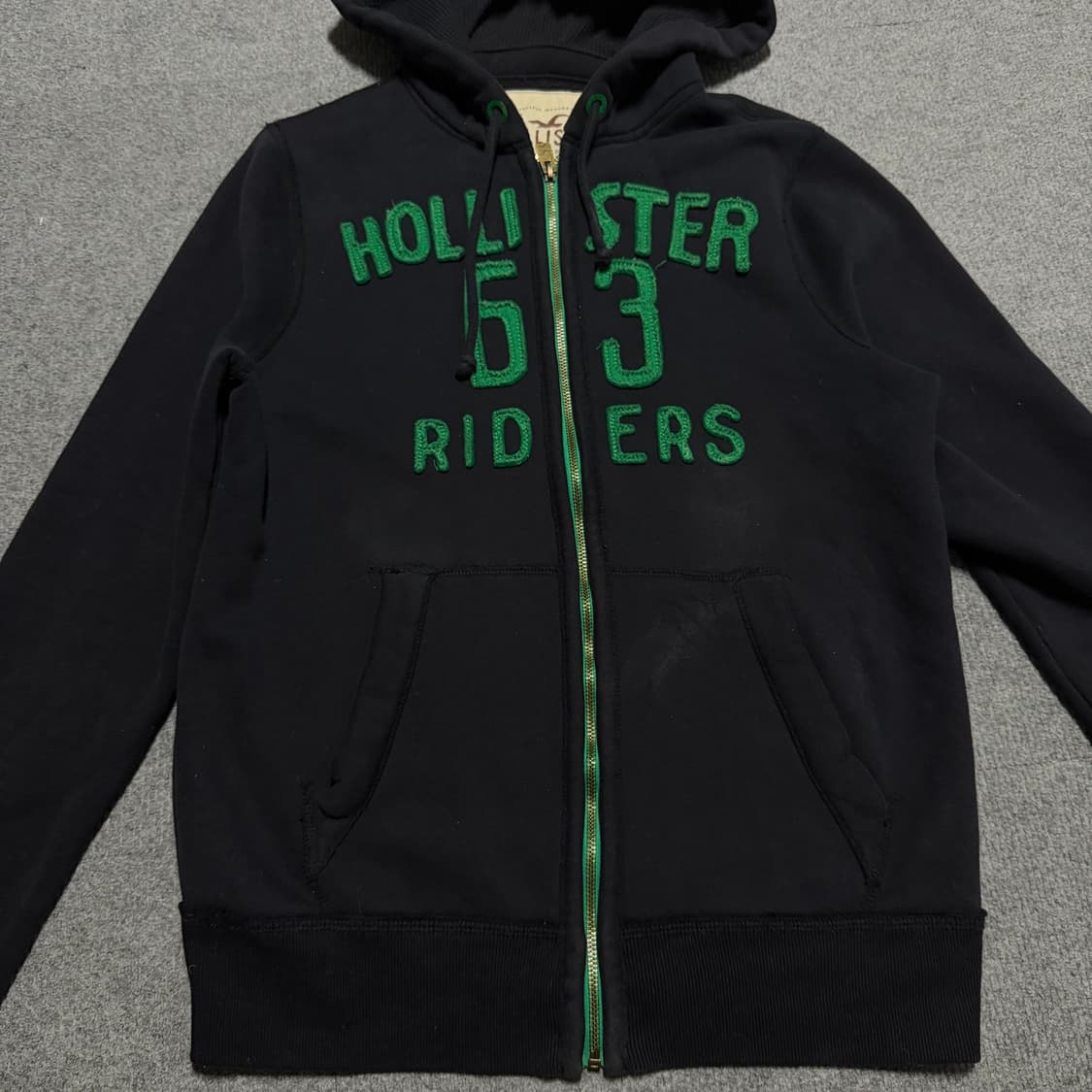 홀리스터 블랙 후드집업 상품이미지2