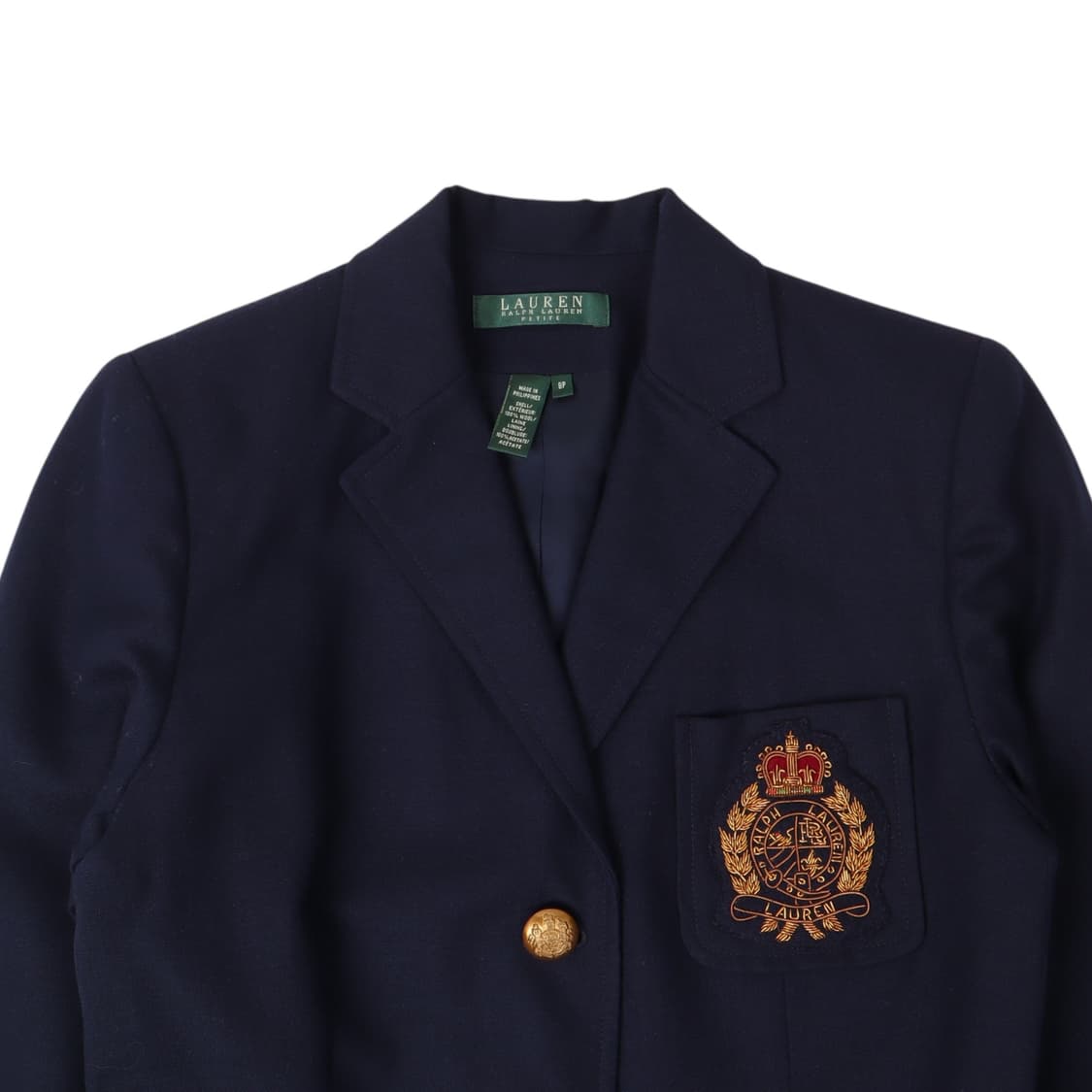 로렌 랄프로렌 네이비 크레스트 금장 3B 자켓 상품이미지2