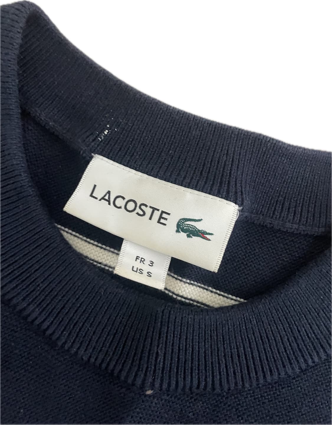 라코스테 스트라이프 니트 s사이즈 상품이미지2