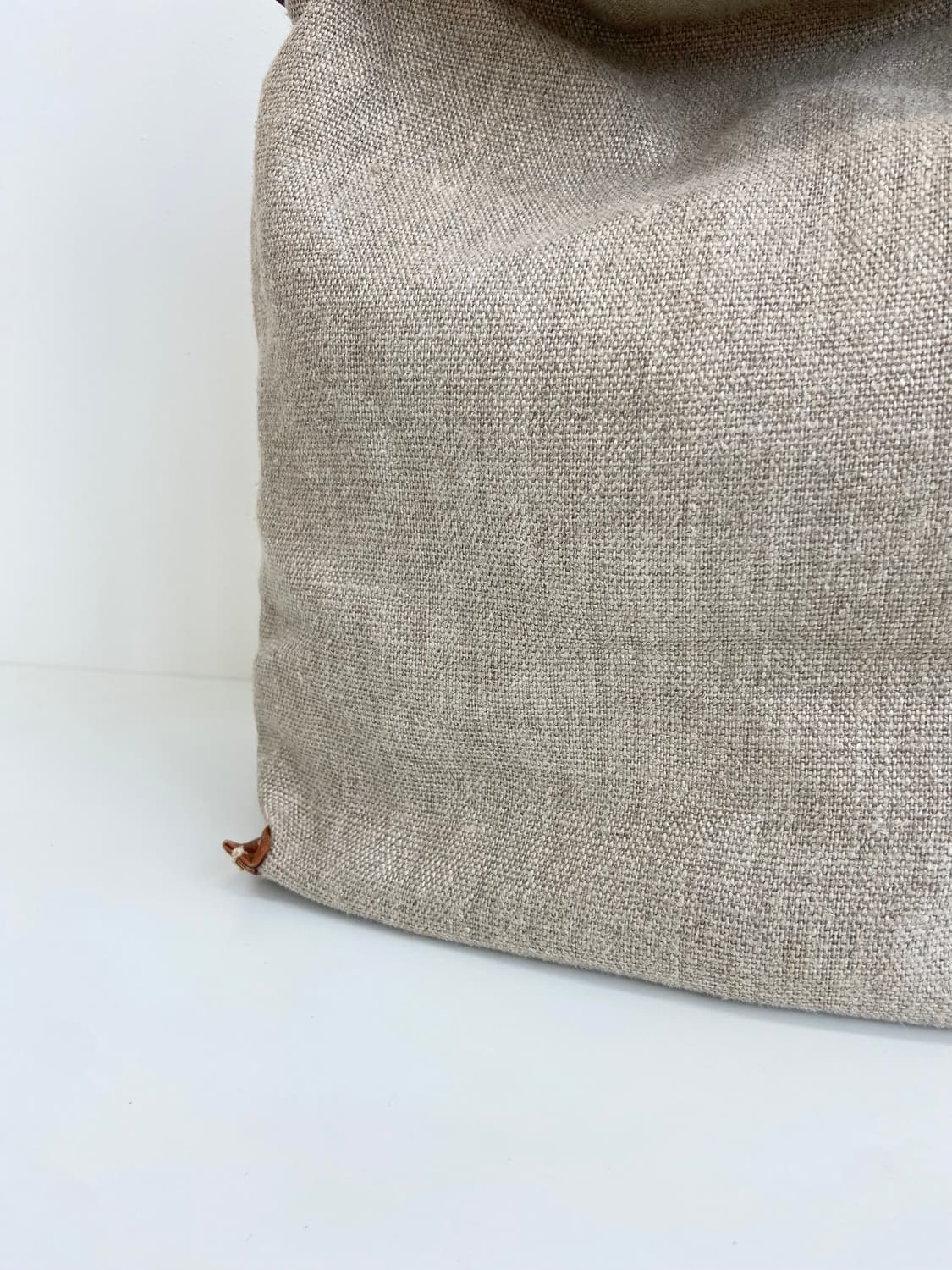 Genten 린넨/레더 숄더백 상품이미지6