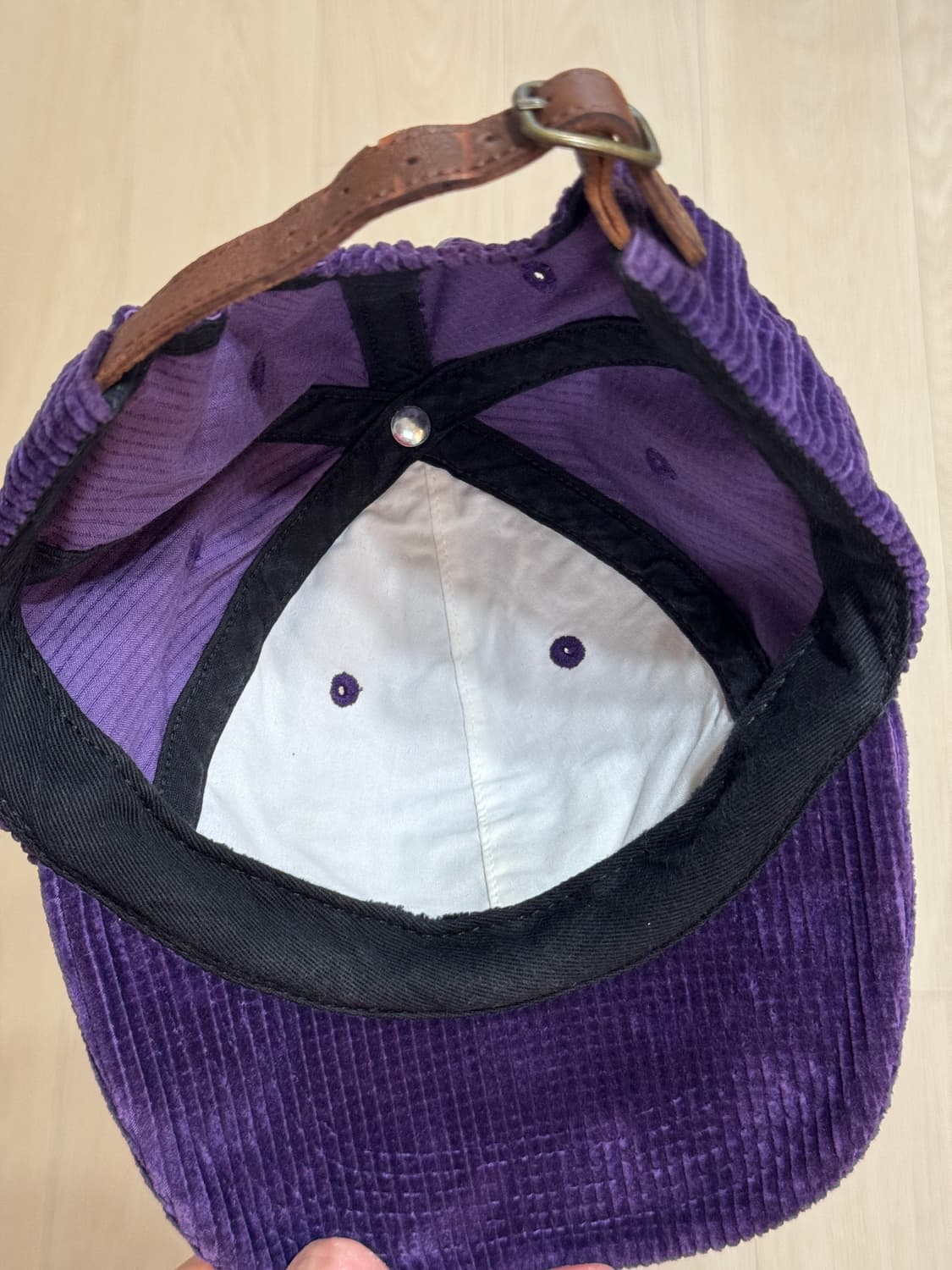 슈프림 코듀로이 캡 (퍼플,보라) 상품이미지5