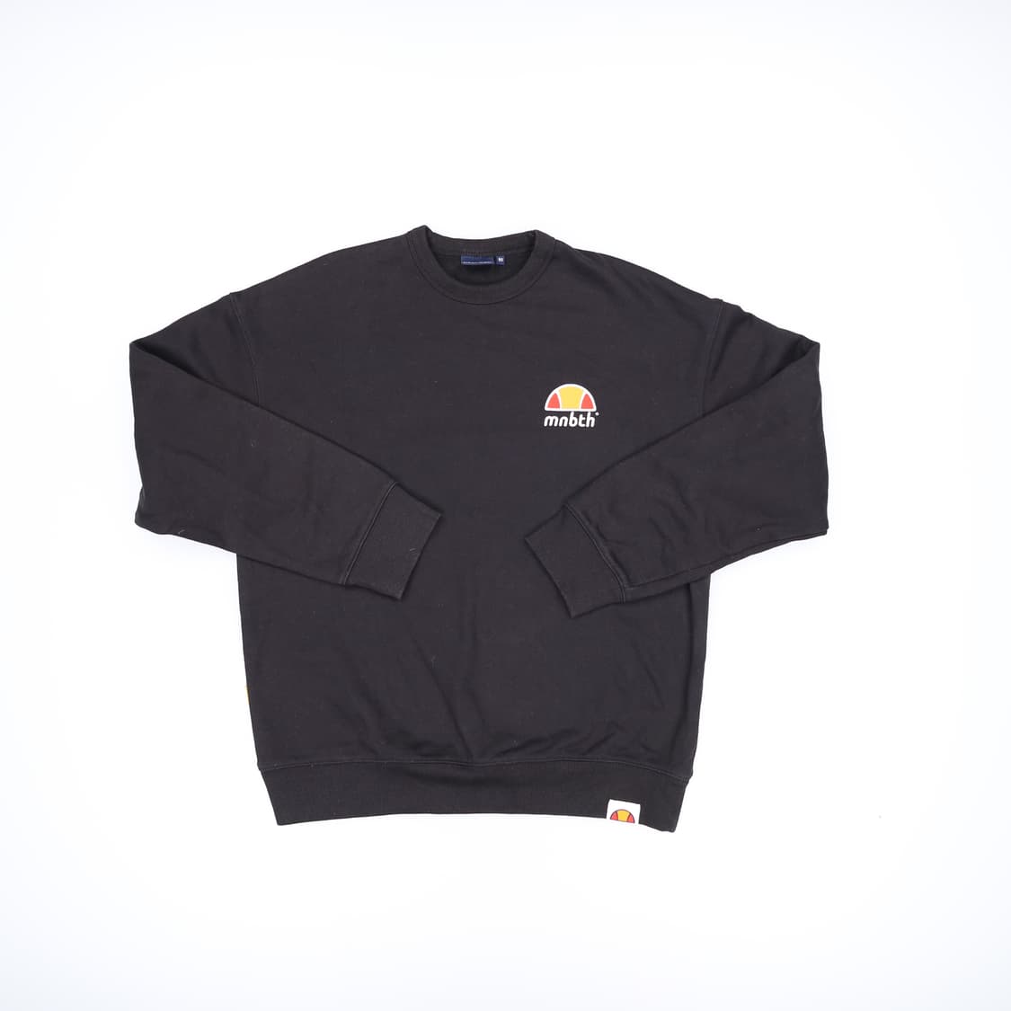 [95] 엘레쎄 스몰로고 블랙 맨투맨 1222H2 상품이미지1