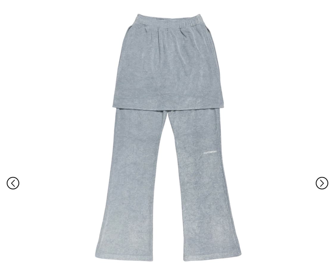 지초이컴포트 벌스데이 에디션 슬림 레이어드 팬츠 쿨그레이 상품이미지1