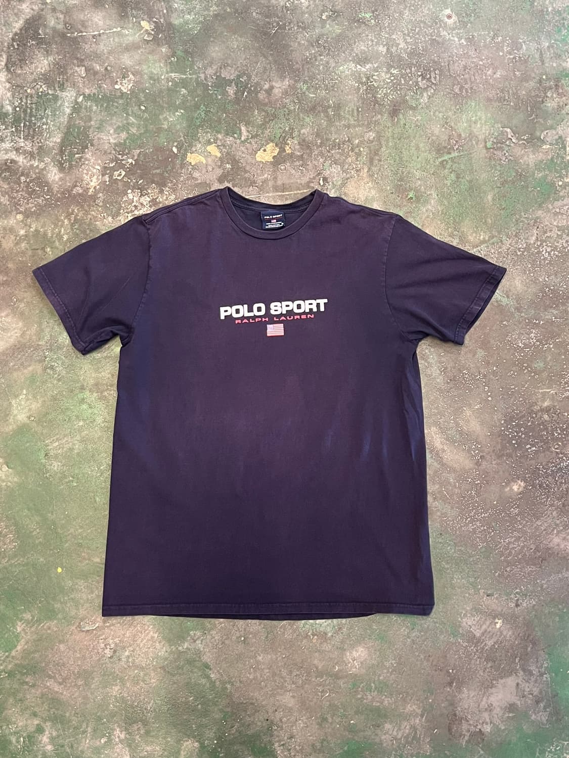 [XL] 폴로 스포츠 랄프로렌 로고 USA 네이비 반팔 티셔츠 상품이미지1