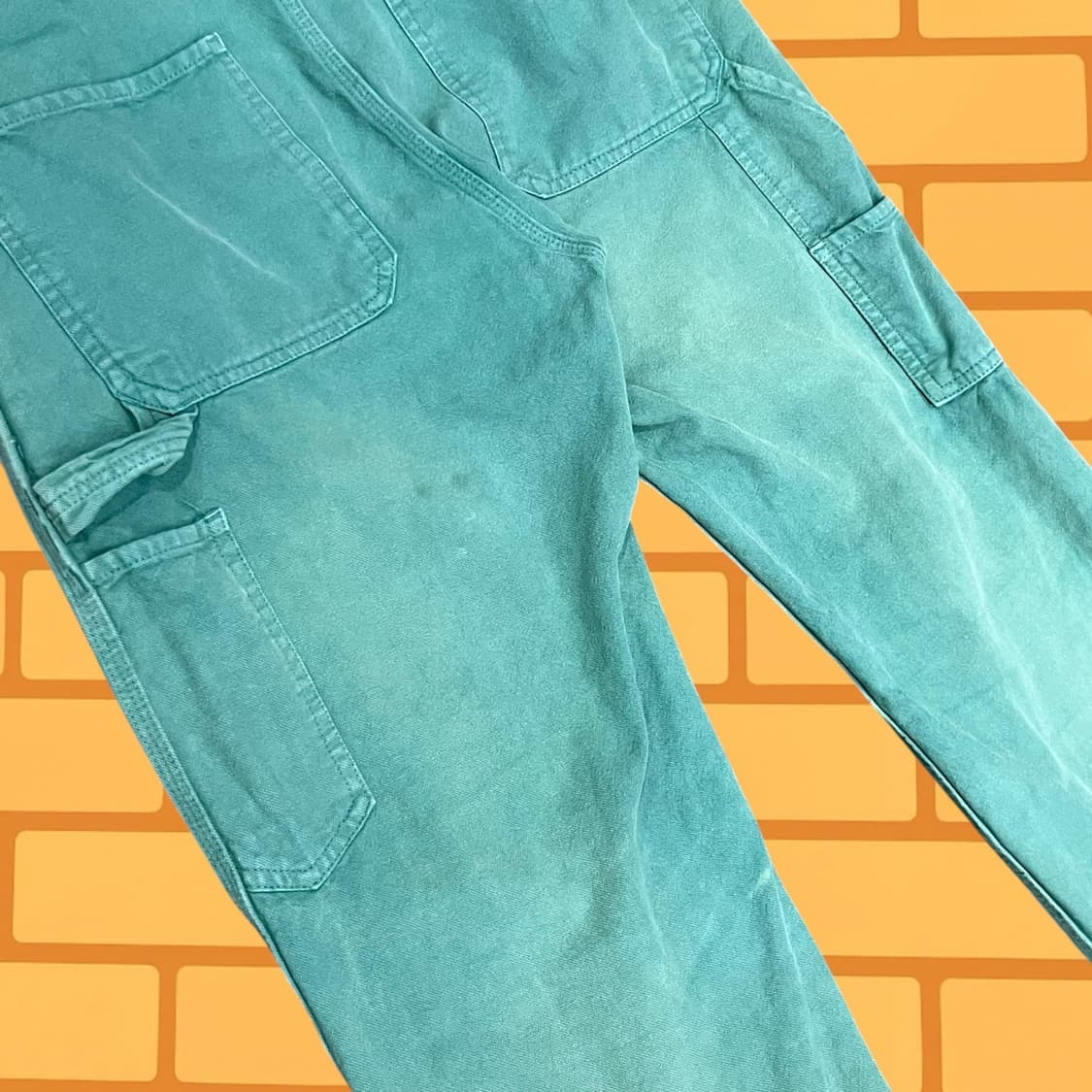 브레인데드 웨이스트 벨크로 카펜터 팬츠 (28~34) 상품이미지9