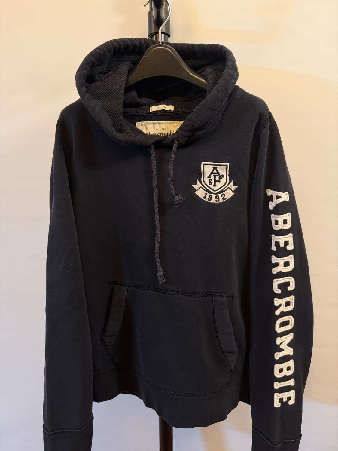 아베크롬비 y2k 네이비 후드 상품이미지2