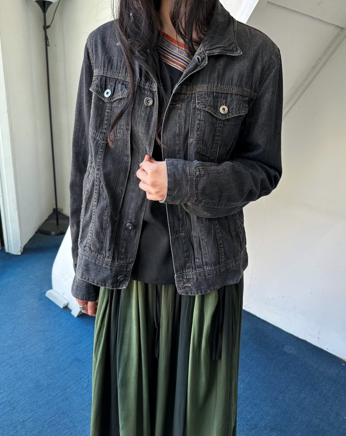  Light cotton denim design jacket 상품이미지7