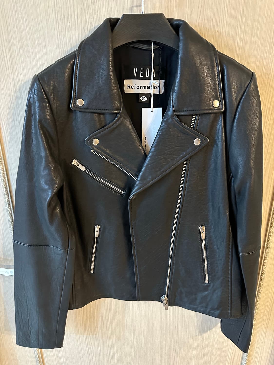 리포메이션 베다 배드 레더 양가죽 라이더 자켓 사이즈 S 상품이미지6