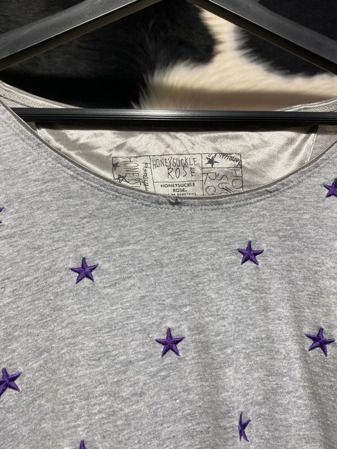 Honeysuckle rose 별 자수 디테일 롱슬리브 상품이미지4