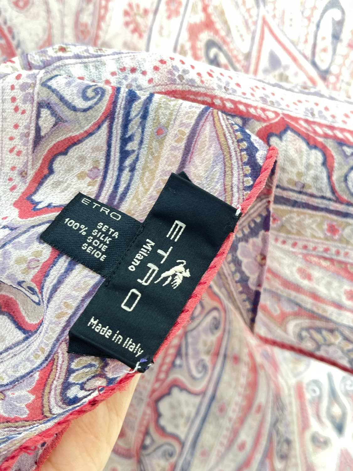 에트로 실크 머플러 상품이미지8