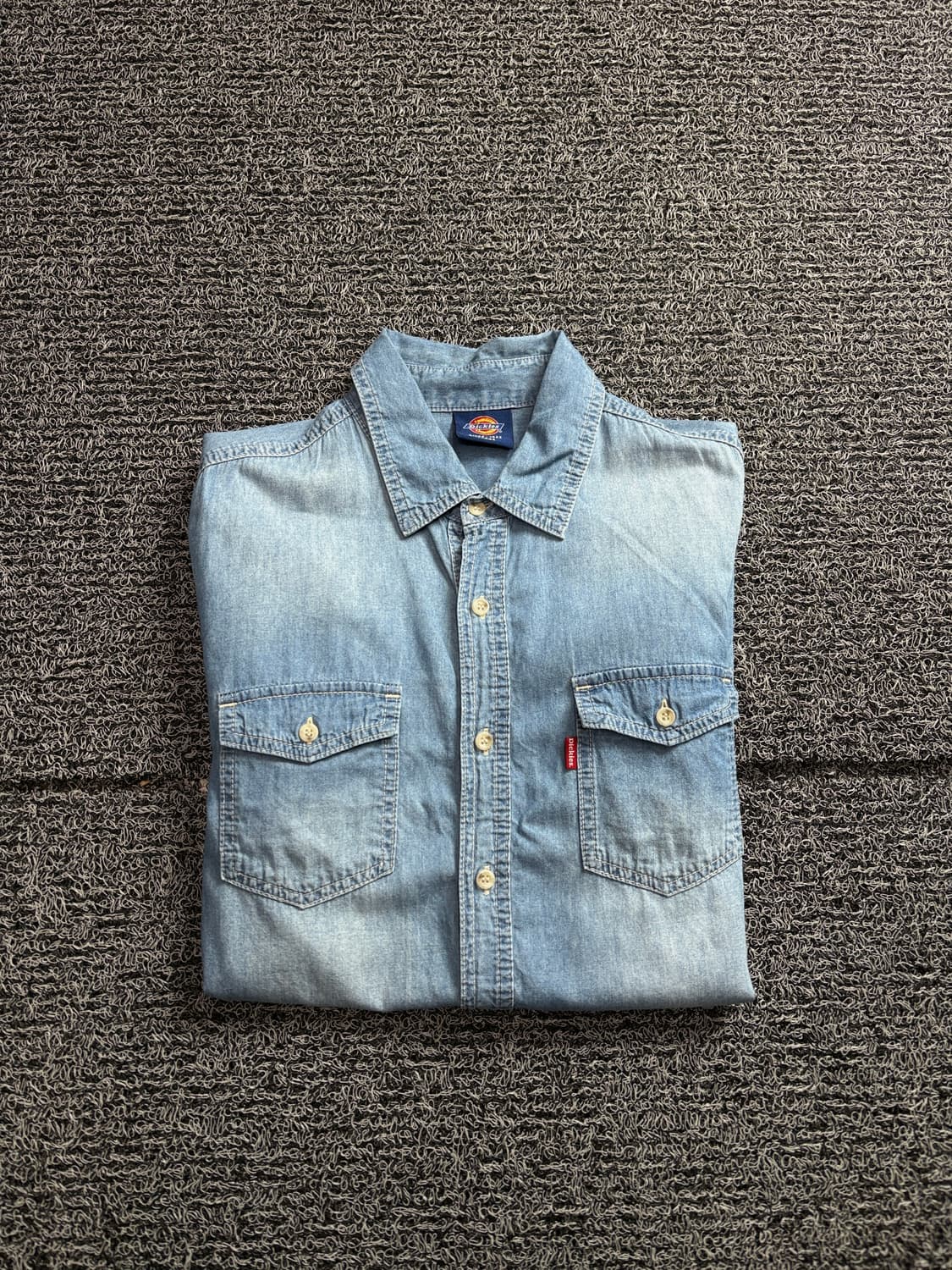 디키즈 USA 웨스턴 워싱 데님 워크 셔츠 2586 상품이미지1