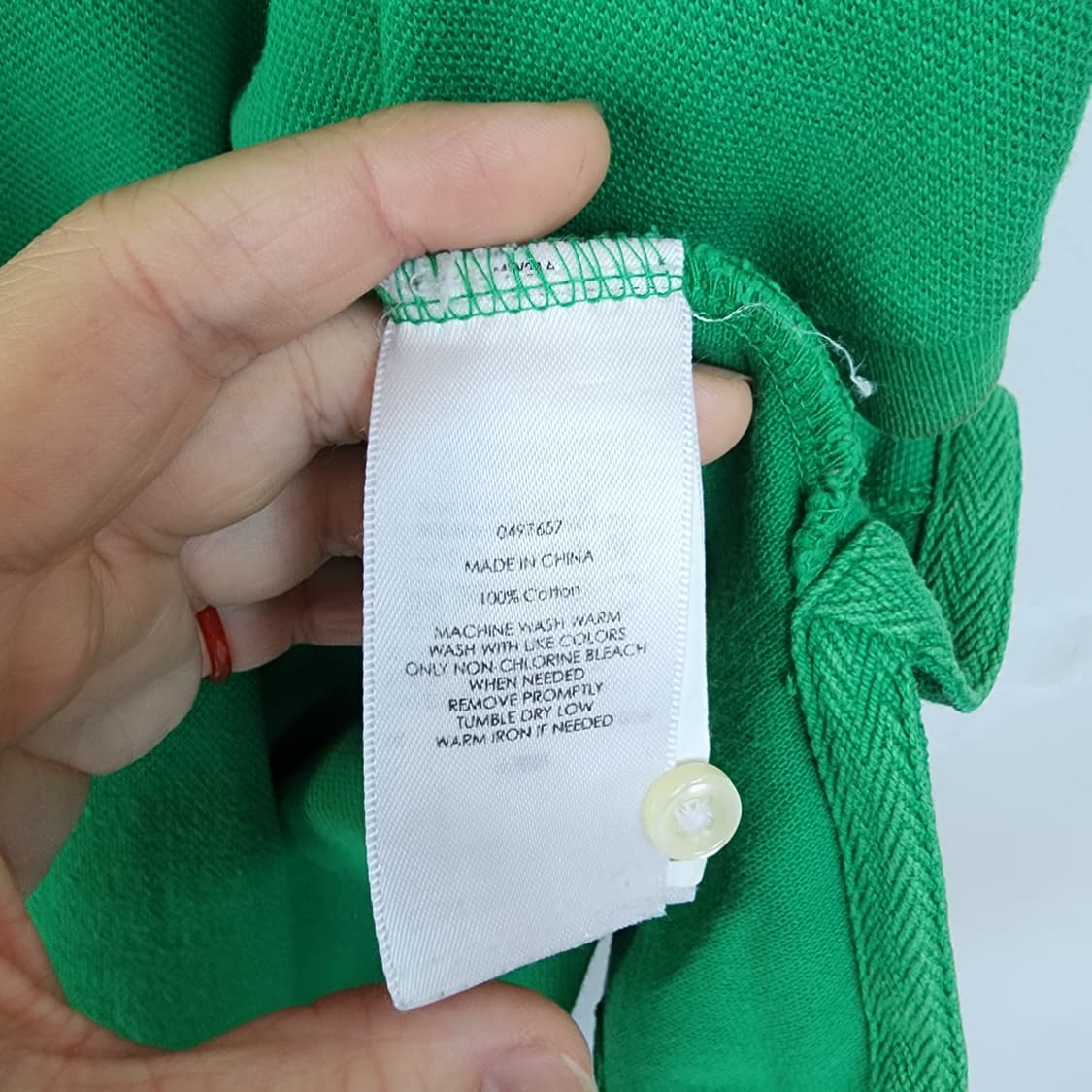 폴로 랄프로렌 그린 반팔 카라티 상품이미지6