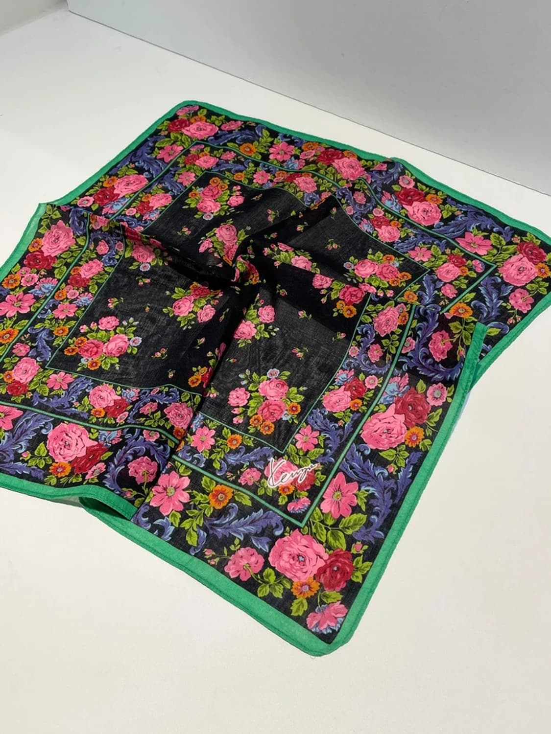 겐조 00's 재팬 플로럴 쁘띠 손수건 A1472 상품이미지2