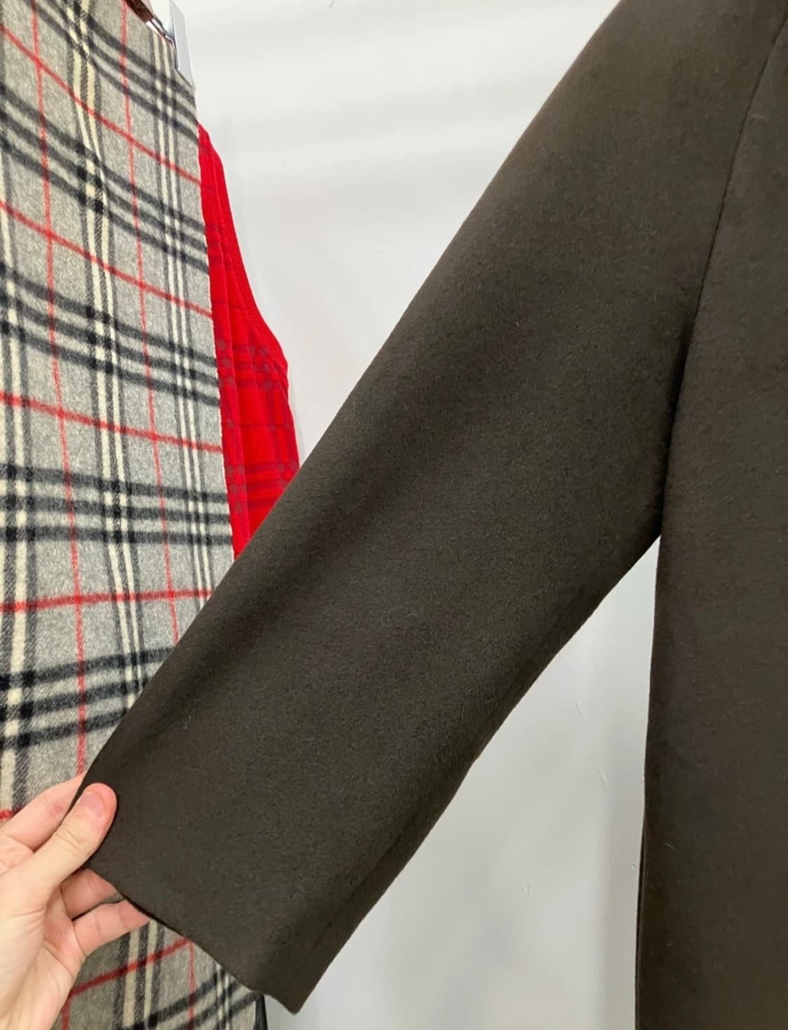 캐시미어 100% 롱코트 브라운 상품이미지4