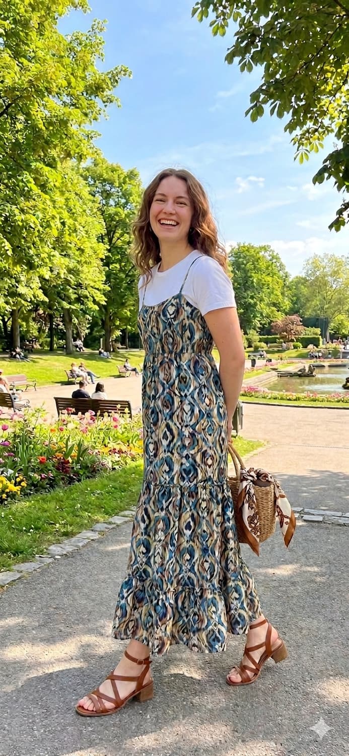 [정품/희귀] LAUTREAMONT 에스닉 패턴 맥시 원피스(38) 상품이미지1