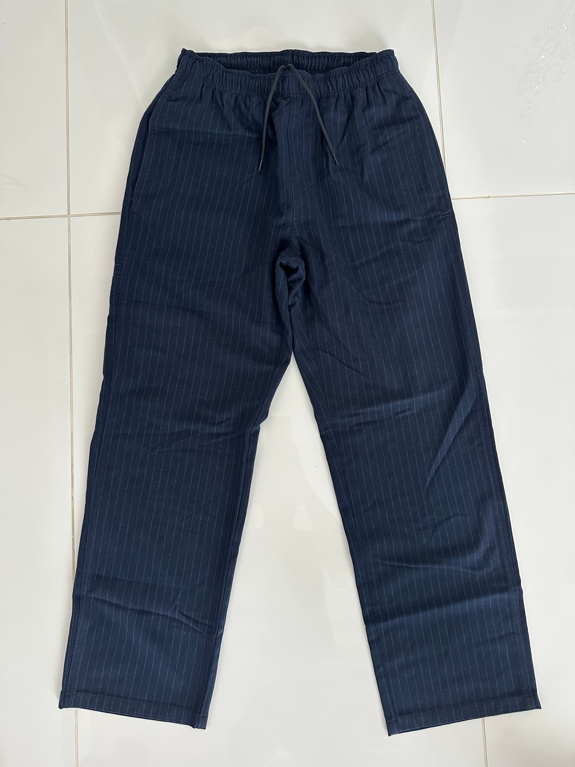 스투시 울 스트라이프 비치 팬츠 네이비  상품이미지1