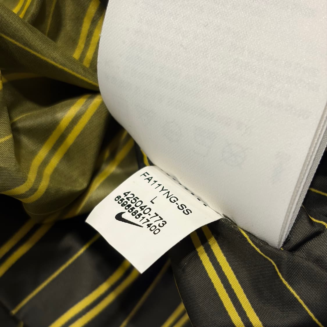 [L] 10s 나이키 고어텍스 스케이트보딩 옐로우 바람막이 자켓 C528 상품이미지10