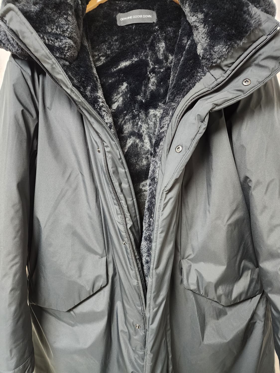 지오지아 구스다운 롱 패딩 상품이미지4