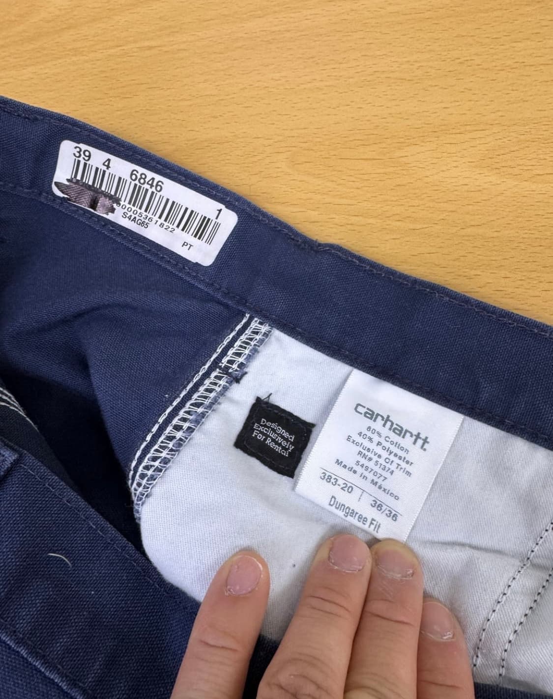 칼하트 싱글니 카펜터 팬츠 / 덩가리핏 wip 상품이미지5