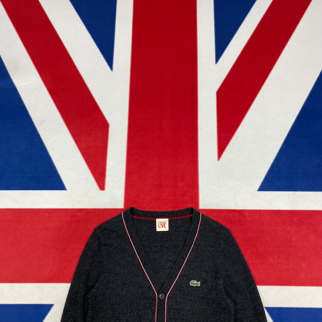 라코스테 가디건 95 실측 S   상품이미지2