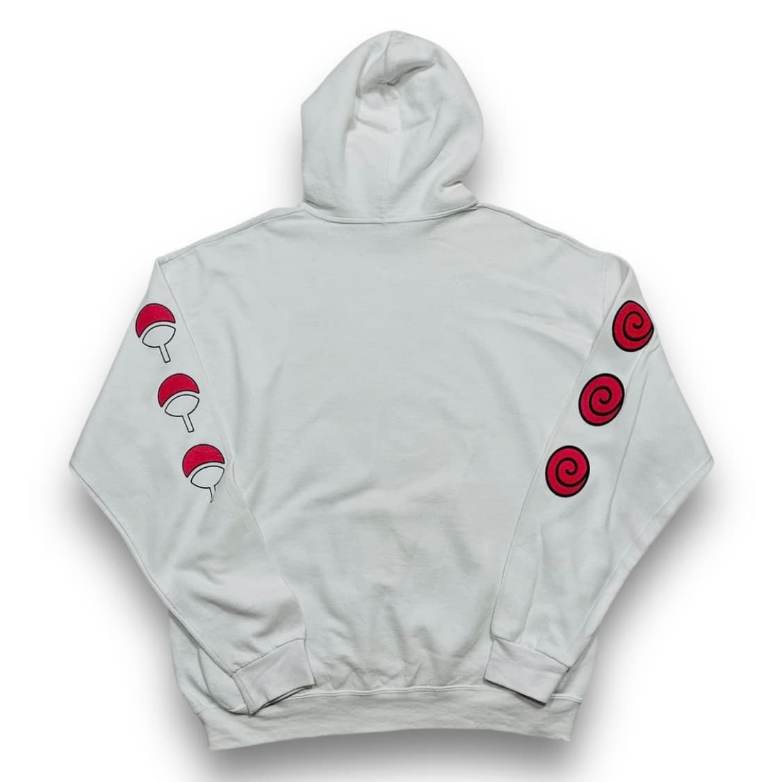 나루토 & 사스케 닌자 대전 빈티지 화이트 후디 상품이미지3