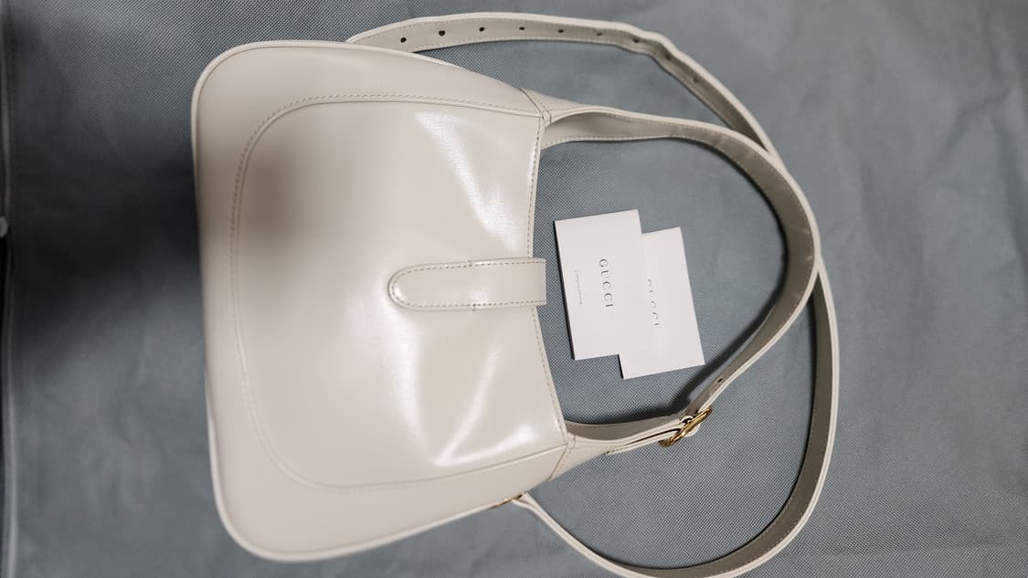 구찌 재키 1961 스몰 화이트 판매합니다 상품이미지3