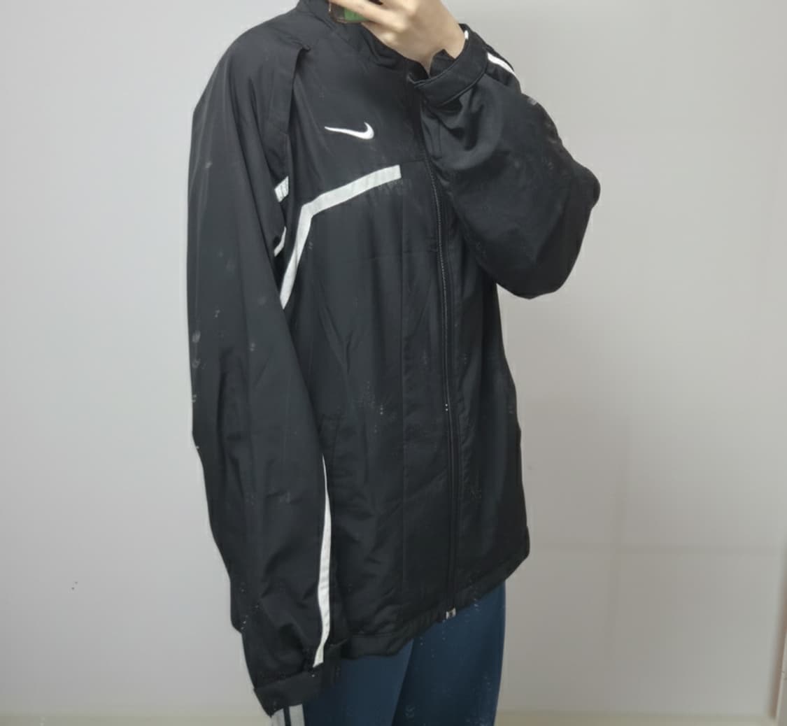 나이키 바람막이 블랙 100(L)/올드스쿨 고프코어 윈드브레이커 상품이미지1