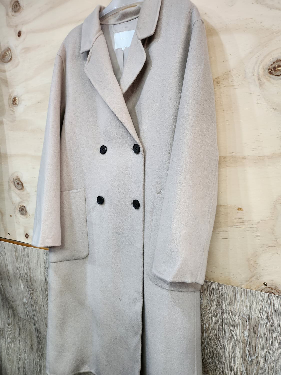 171) 퓨어다 울90 더블버튼 롱코트 상품이미지3