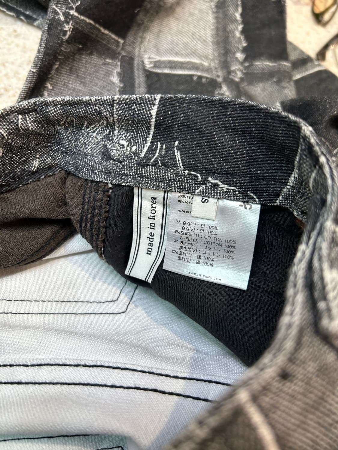 Andersson Bell 앤더슨벨 패치워크 팬츠 상품이미지6