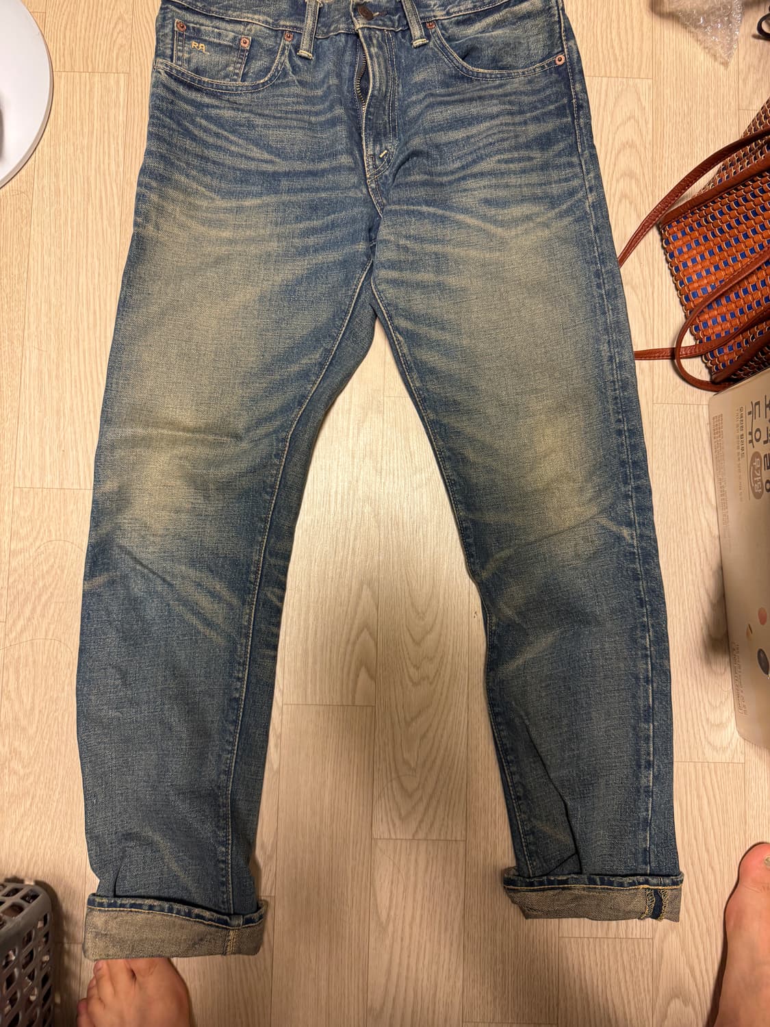 Rrl 유니온 스탠다드 슬림핏 데님 상품이미지1