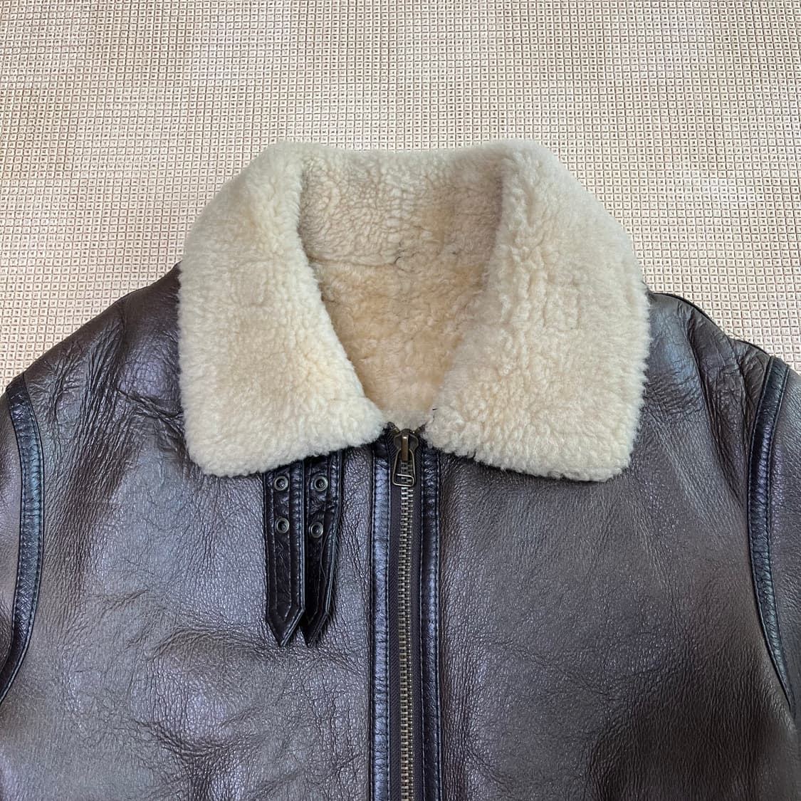 B-3 양털 무스탕 무통자켓 양가죽 상품이미지3