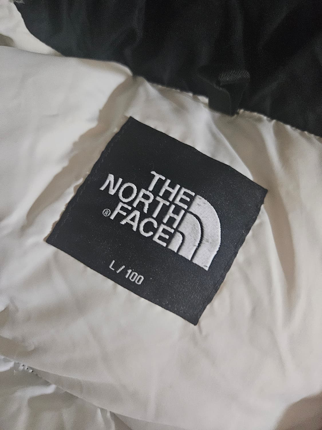 노스페이스 흰색 눕시 사이즈 l 상품이미지3