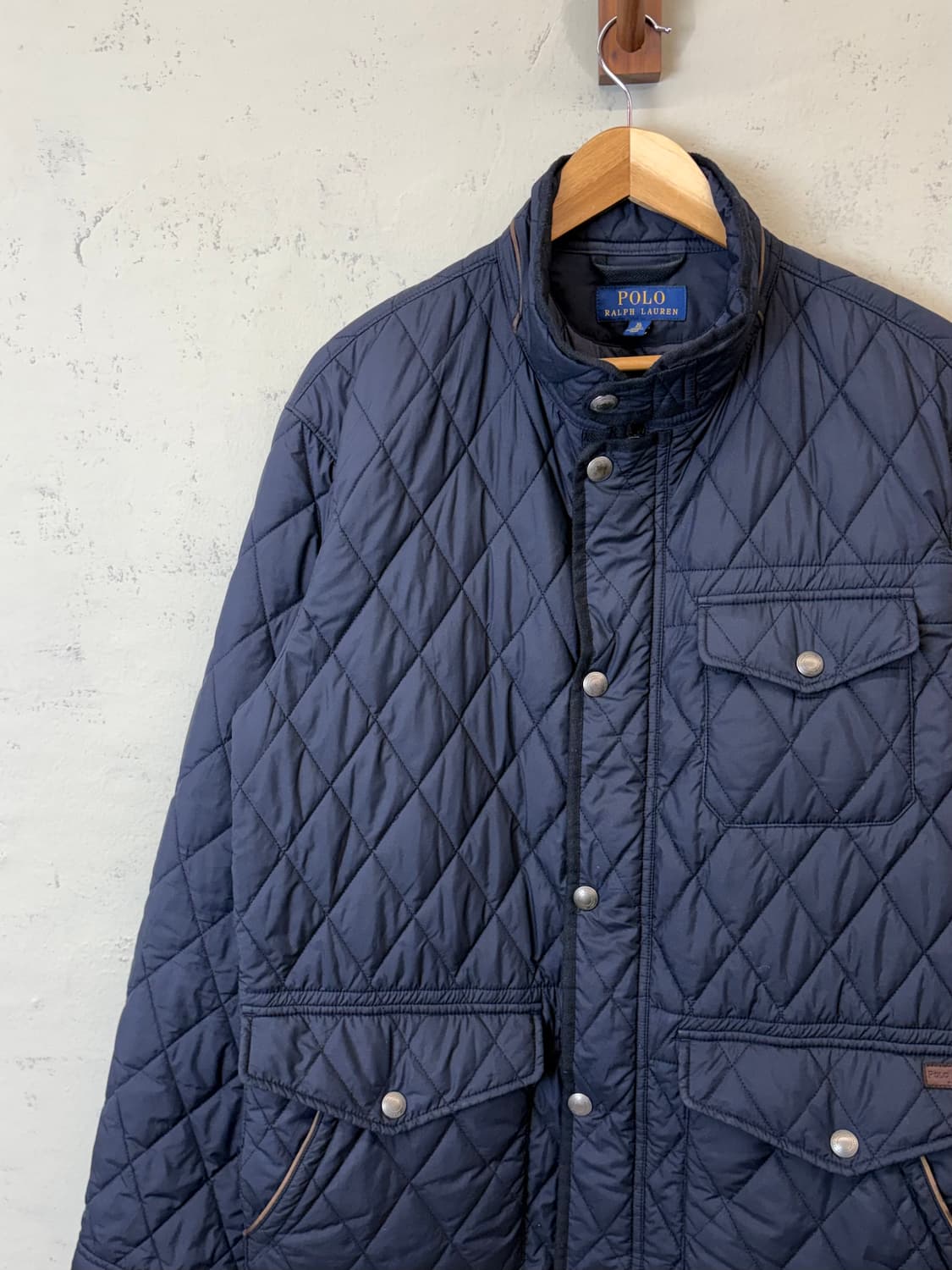 폴로랄프로렌 네이비 퀼팅 자켓 상품이미지6